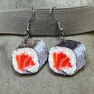 Sushi Roll Earrings